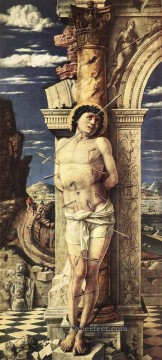 Andrea Mantegna Painting - St Sebastian1 Renaissance painter Andrea Mantegna